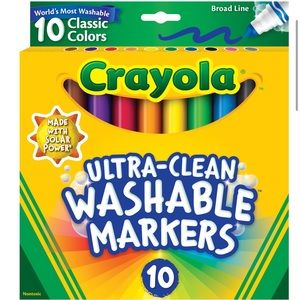 Crayola Ultra-Clean Washable Markers 10ct (5 pack)